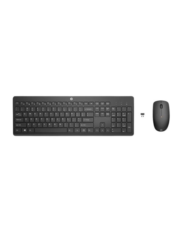 HP 235 - ensemble clavier et souris - disposition à 3 zones, déplacement de touche à faible profil full size - Français