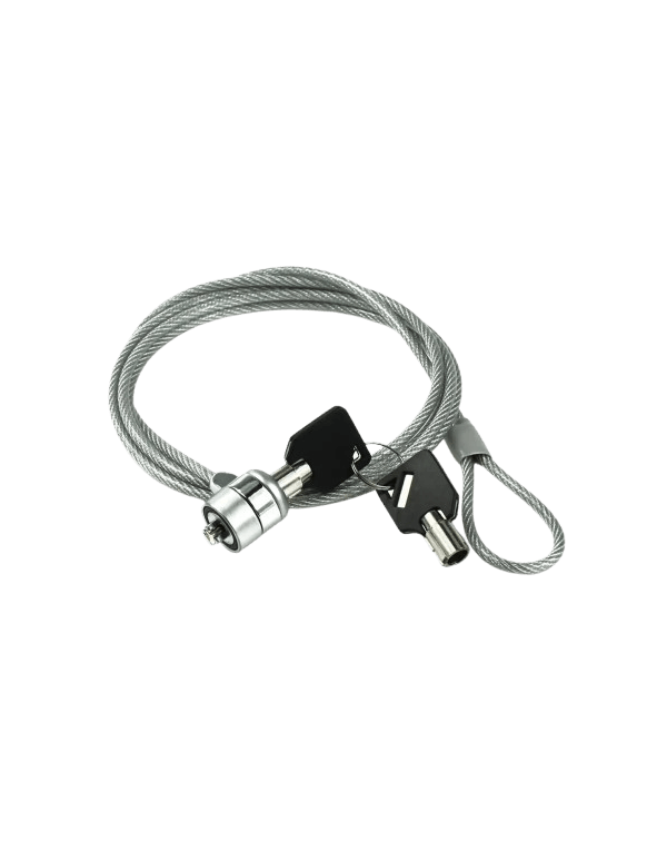 Câble antivol en alliage de zinc Longueur de câble : 1m80 Diamètre de câble : 5mm