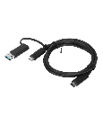  Câble  Hybrid USB-C avec câble USB-A