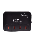 Chargeur secteur USB universel 4 ports ultra-rapides