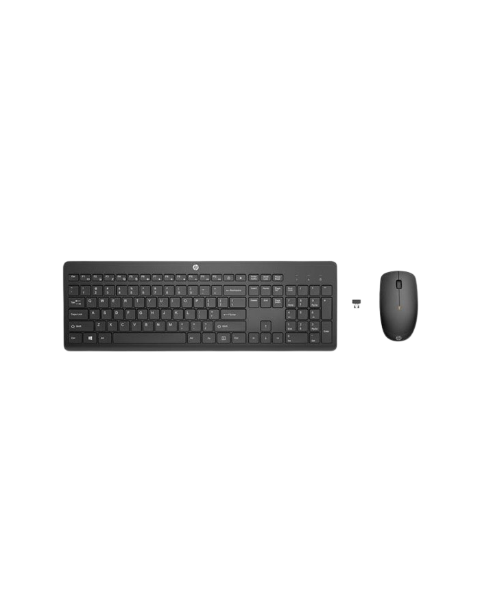 HP 235 - ensemble clavier et souris - disposition à 3 zones, déplacement de touche à faible profil full size - Français