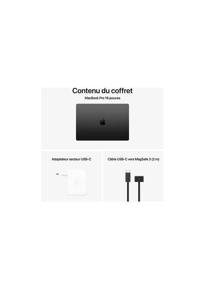 MacBook Pro 16 pouces Puce M4 Pro