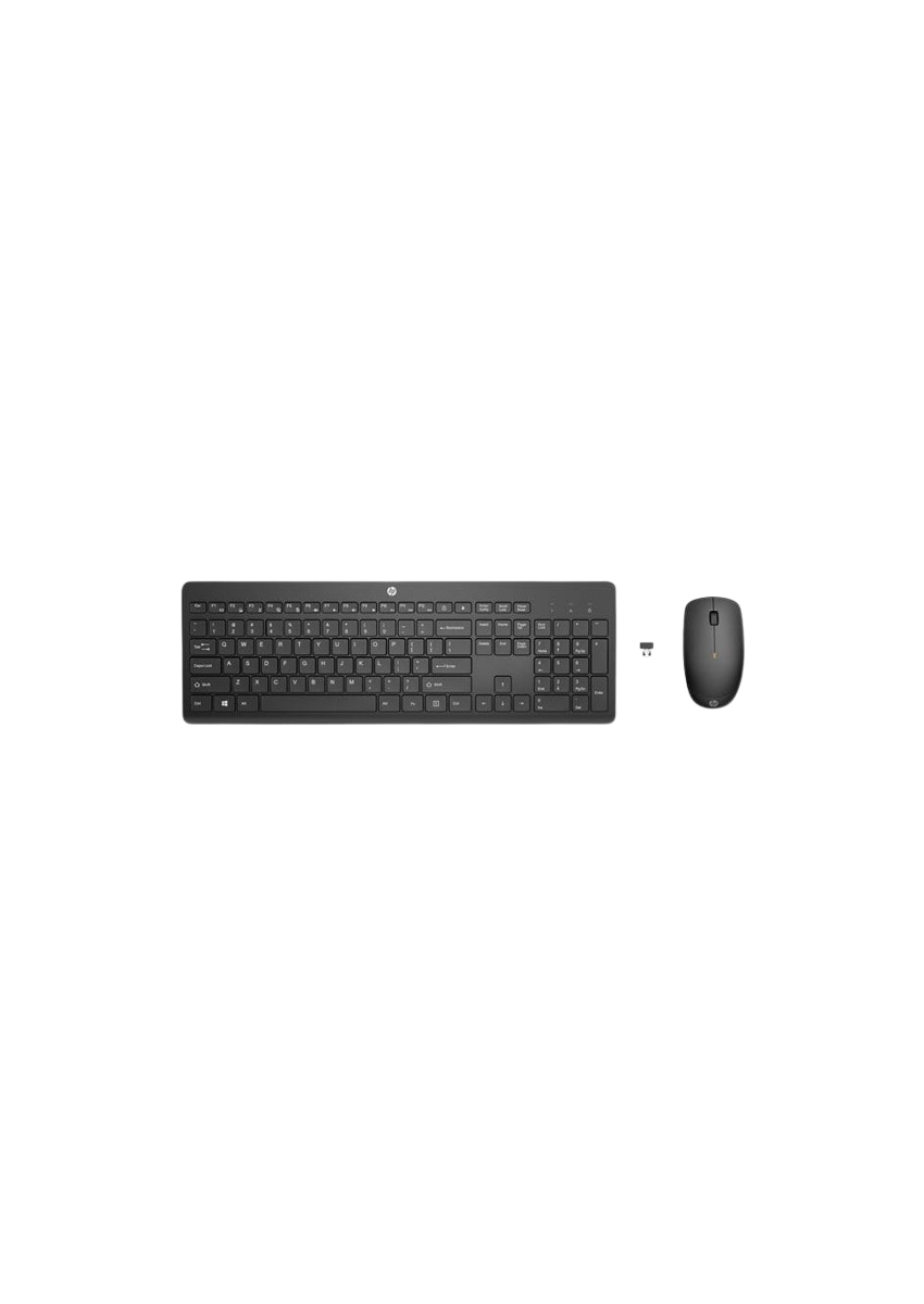 HP 235 - ensemble clavier et souris - disposition à 3 zones, déplacement de touche à faible profil full size - Français