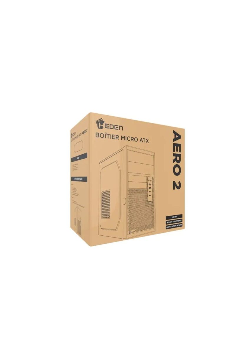 Boitier MicroATX Aero2 Heden avec alimentation 455W