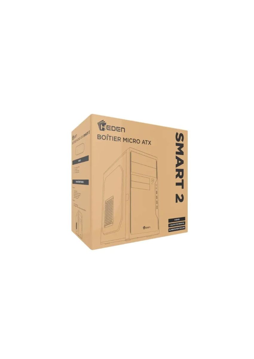 Boîtier MicroATX Smart2 HEDEN, avec alimentation 455W