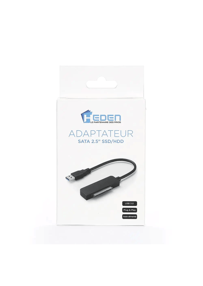 Adaptateur HDD/SSD 2.5'' HEDEN USB3.0