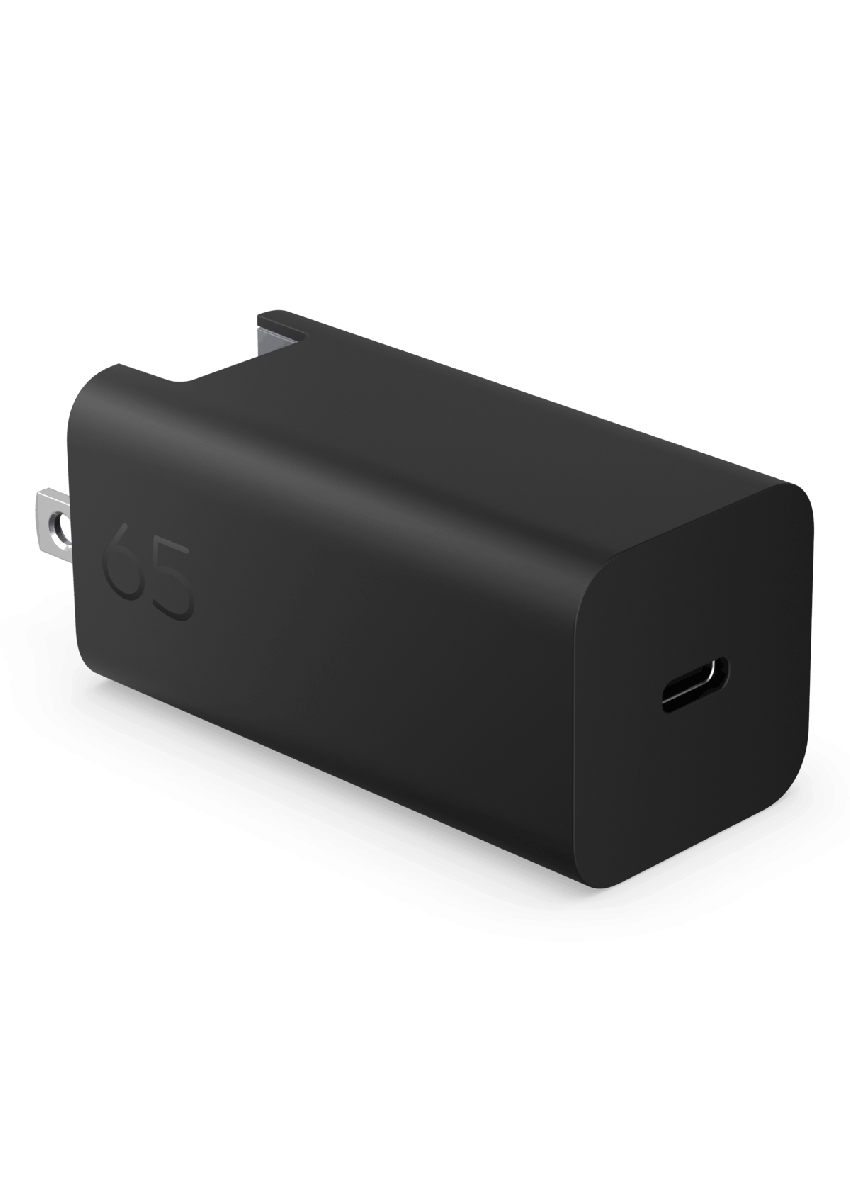 65W GaN Wall CHRGR EMEA-INTL EN Loc-E
