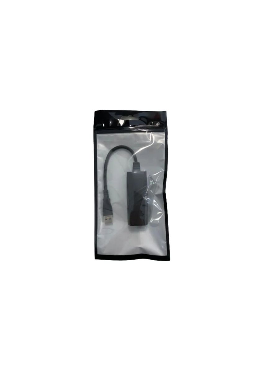 Adapateur USB 3.2 gen 1 m le/RJ45 femelle noir - compatible 1Gbps - Plug&Play - 